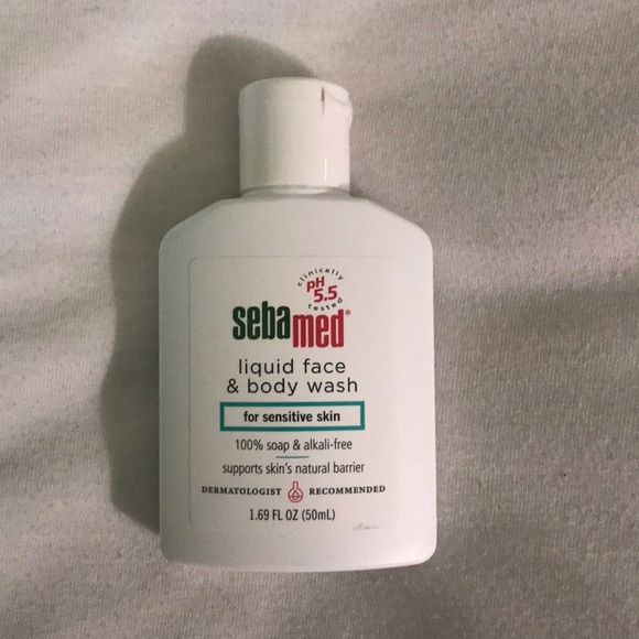 sebamed soap free face & body wash and travel size wash